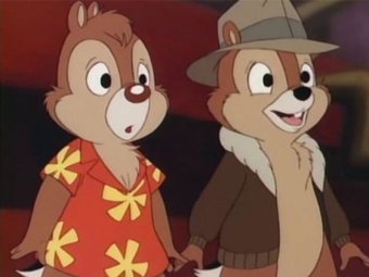 Стоп-кадр из мультсериала «Чип и Дейл».